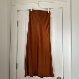 Favorite Daughter Rust Midi Skirt